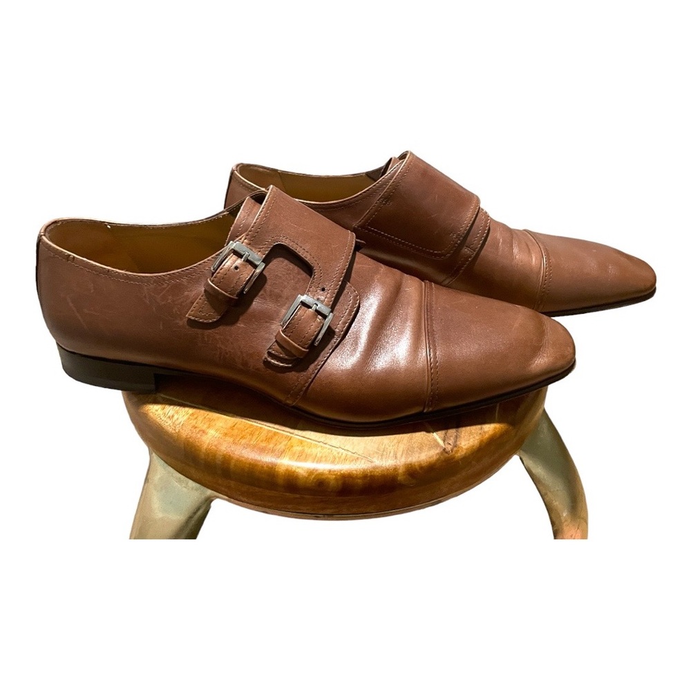 Christian Louboutin Men’s Mortimer Double Monk Strap Loafers size 44